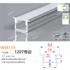 Canal de Aluminio para Luz Lineal LED al por Mayor del Fabricante, Luz Lineal con Borde, Canal de Luz de Aleación de Aluminio, Perfil de Canal de Aluminio para Luz Lineal