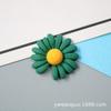 Broche de margaritas y girasol Quan Zhilong GD, accesorios para el cabello hechos a mano, resina, pegamento, accesorios para teléfono móvil