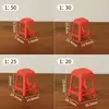 Mesa Silla Sofá Caja de Arena Muebles Miniatura DIY Hecho a Mano Modelo de Plano de Piso Interior Figura Casa de Muñecas Muebles Adornos