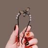 Borboleta de Pérola de Alta Qualidade em forma de U Hairpin Hanfu Headwear Parte de trás da Cabeça Hairpin Disco de Cabelo Hairpin Novo Estilo Chinês Bolas Hairpin