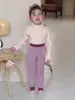 Calça Térmica Infantil sem Costura An Cai Yue para Meninos e Meninas, Calça Camada de Base de Espessura Média, Essencial para Uniforme Escolar, para Crianças Médias e Maiores, Outono/Inverno