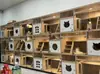 Gabinete Jaula para Gatos Gabinete de Cría de Gatos Habitación de Alojamiento para Gatos Villa para Gatos Madera Maciza Tienda de Mascotas Gabinete de Exhibición para Jaulas de Gatos Casa para Gatos de Tres Niveles