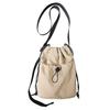Bolso bandolera de nailon estilo japonés, minibolso tipo cubo con cordón, ligero, informal, estilo Ins, bandolera de hombro, bolso deportivo para teléfono móvil