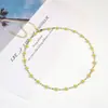 Collar Nuevo de Margarita Europeo y Americano Cadena para Clavícula de Diseño Creativo Celebridad de Internet Joyería de Alta Gama de Moda para Mujer Venta al por Mayor