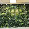 Pared Verde de Plantas Tridimensional, Paisajismo con Flores Artificiales, Pared de Fondo Artificial, Combinación de Paisaje, Decoración de Interiores, Pared de Plantas Simulada