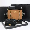 Estilo Europeo y Americano Bolso para Suegra Pequeño Rombo Fragante Cadena Retro Color de Paseo Combinación de Colores Azul Verdura Bolso de Hombro Individual Estilo Nuevo