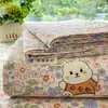 Sábana de algodón grueso original engrosada, pieza única, tapete refrescante vintage de lino, juego de tres piezas de sábana ajustable para cama individual de dormitorio estudiantil