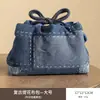 Bolsa de Armazenamento para Conjunto de Chá Espesso de Algodão e Linho, Bolsa de Pano de Chá Estilo Vintage, Bolsa Porta-Conjunto de Chá, Uma Bule e Duas Xícaras, Bolsa Portátil para Xícara do Mestre