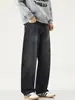 Roupa Masculina Fengshe / Jeans Lavado Desgastado Retro Americano para Primavera e Outono com Design Amplo Fresco e Fluido