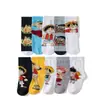 Venta al por mayor para hombre para mujer Sombrero de paja para cuatro estaciones Anime Popular Calcetines de moda Calcetines para hombre One Piece Tiktok Capitán Luffy Calcetines transfronterizos