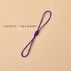 Cordón Ajustable Corto de Doble Extremo para Teléfono de 10 cm con Nudo de Diamante Cuerda Tejida a Mano para Memoria USB y Tarjeta de Autobús DIY Antiperdida