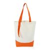 Bolsa de lona de algodón portátil con un solo hombro, con logotipo impreso y costura en blanco, ideal para hacer tú mismo y para compras, imprimible.