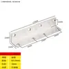 Código de Esquina de Acero Inoxidable Ángulo de Hierro/Soporte para Placa de Estante Soporte en Forma de L Conector Triángulo Pieza de Hierro Soporte de Código de Esquina de Ángulo Recto de 90 Grados