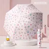 Paraguas Plegable Auténtico de Conejo Miffy con 70% de Descuento, Protección UV Solar para Mujeres, Doble Uso para Sol y Lluvia, Alto Valor Estético