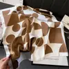Pañuelo Delgado de Seda de 70 cm con Estampado de Poni, Pañuelo para Mujer, Accesorio para Camisa, Pañuelo para el Cuello, Pañuelo Cuadrado Pequeño, Chal de Alta Gama