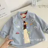 Camisas nuevas de primavera para niños, camisas infantiles de algodón con bordado de dibujos animados lindos, camisetas para bebés, ropa de primavera para bebés