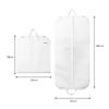 En Stock Funda para Abrigo de Cachemira de 140 cm Bolsa Antipolvo para Vestido Negro Bolsa de Embalaje para Chaqueta Larga de Plumas Blanca