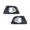 Adecuado para Ford Ecosport 13-17 Rejilla Marco Cubierta de Luz Antiniebla Cubierta de Luz Diurna para Parachoques Delantero