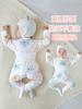 Conjunto de Bebé Algodón Puro Térmico Ropa de Otoño y Pantalones para Niños y Niñas, Ropa Separada Infantil 100% Algodón de Cintura Alta Protectora de Vientre