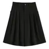 Falda Midi Estilo Traje, Nueva Primavera/Verano 26, Cintura Alta, Plisada, Corte Holgado, Adelgazante, Pantalón Falda Casual en Tallas Grandes