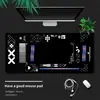 Mouse pad grande anime cyberpunk transfronteiriço, tapete de mesa para jogos inspirado em tecnologia, apoio para teclado de computador, borracha antiderrapante