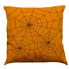Capa de Almofada de Algodão Estampada de Halloween Mais Vendida da Amazon, Almofada de Sofá, Almofada de Carro