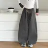 Pantalones Casuales de Encaje con Lazo de Verano para Mujer, Pierna Ancha, Holgados, Adelgazantes, Petite, Rejuvenecedores, con Puño