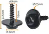 1449533 Parafuso Torx Automotivo Anti-Ferrugem com Flange, Parafuso Auto-atarraxante para Fixação de Para-choque e Placa de Proteção do Chassi