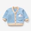 Abrigo de bebé para primavera, otoño e invierno, abrigo infantil con forro polar, ropa exterior para niños y niñas, ropa cálida de estilo occidental, ropa de otoño para bebés