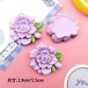 Rosa de jazmín artificial brillante, accesorios de resina para bricolaje, pegamento en crema, carcasa de teléfono móvil, tocado, horquilla, parche para taza de agua