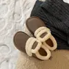 Botas de Nieve Cálidas Casuales Transfronterizas Gruesas con Forro de Terciopelo para Mujer Suela Gruesa Estilo Nuevo Cómodas Versátiles de Algodón Antideslizantes