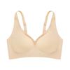 Sutiã Minimizer de Silicone para Seios Grandes, Estilo Europeu e Americano para Mulheres, Invisível, Tamanho Plus Size, Sem Costura, Copas Fixas com Gel de Silicone, Coleta Lateral dos Seios, Sutiã Fino para Mulheres