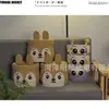 Fabricante Original Monstruo Pequeño Cesta de Almacenamiento Tejida con Cuerda de Algodón Hecha a Mano Bolsa para Auriculares Bolsa de Almacenamiento para Auriculares Bluetooth Dibujo Animado Lindo