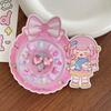 Parche de Uñas de Dibujos Animados Niños Princesa Fruta Adhesivo para Arte de Uñas Removible Combinación Versátil Pulsera Clip para Oreja Traje Combinado
