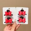 Pinza para el Cabello Femenina Princesa Cabeza Pinza Pequeña Pinzas para el Cabello Accesorios para el Cabello Cabello Suelto tamaño Pequeño Pinza para el Flequillo Parte Delantera Pinza para el Cabello Infantil Pinza para el Cabello Adorno para la Cabeza
