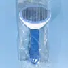 Pente autolimpante para animais de estimação pente de nós pente massageador de pelos soltos pente para gato cachorro animal de estimação escova de pelo suprimentos de limpeza
