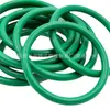 Anillos de Goma Verdes en Forma de O de Múltiples Especificaciones, Anillos O Resistentes a Altas Temperaturas, Anillos de Sellado de Goma de Flúor en Forma de O, Anillos O de Goma de Flúor
