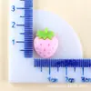 Acessórios de Resina DIY Cereja Materiais para Cola Cremosa DIY Presilhas de Cabelo Fruta Morango Infantil Acessórios para Capa de Celular