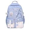 Mochilas para Alunos do 1º ao 6º Ano do Ensino Fundamental Versão Coreana Ins Mochila com Cordão de Grande Capacidade Mochila Leve Redutora de Carga Proteção da Coluna Venda por Atacado