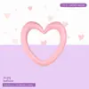 Globos huecos en forma de corazón con lazo transfronterizos en colores sólidos mate para decoración de escenas del Día de San Valentín y cumpleaños, venta al por mayor