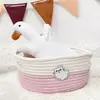 Cesta de Cuerda de Algodón Rosa de Halloween Transfronteriza Almacenamiento de Escritorio Misceláneos Caja de Almacenamiento Multifuncional