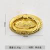 Tirador circular para gabinete, accesorio de decoración del hogar, de aleación de zinc, con un solo orificio, estilo antiguo chino, con cruz abierta transfronteriza