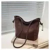 Bolso de Ante para Mujer de Invierno, Nuevo Estilo Coreano, Estilo Perezoso, Bolso de Hombro de Gran Capacidad para Viajes, Bolso de Mujer, Lujo de Gama Alta y Accesible