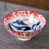 Copo Cônico de Porcelana Azul e Branca Sob Esmalte para Uso Doméstico, Xícara de Chá Kung Fu, Copo de Degustação, Xícara de Chá Pequena, Xícara de Conjunto de Chá, Porcelana Azul e Branca