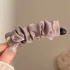 Pinza grande para el pelo estilo coreano para mujer, pinza banana para coleta alta, suave y elegante, lindo accesorio para el cabello