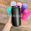 Copo Térmico Caneca de Aço Inoxidável 16oz com Revestimento Eletrolítico, Parede Dupla a Vácuo, para Sublimação, com Tampa de Bambu, Tampa de PP, Copo com Canudo