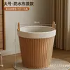 Cesto de Roupas Sujas para Uso Doméstico, Alto Valor Estético, Estilo Leve de Luxo, Cesto de Lavanderia de Grande Capacidade, Armazenamento de Brinquedos