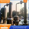 Evaporador de segunda mão 316LMVR tratamento de águas residuais concentrado de titânio caindo filme três efeito evaporador de circulação forçada