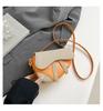 Bolso Cruzado Estilo Vaquero Casual para Mujer 2025 Nueva Moda Bolso Mini tipo Sillín Casual Versión Coreana Tendencia Bolso de Hombro Color de Contraste