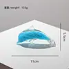 Adorno de Delfín de Vidrio Hecho a Mano Zibo Transfronterizo Animal Marino Regalo Creativo Decoración de Escritorio para el Hogar Adorno para Acuario